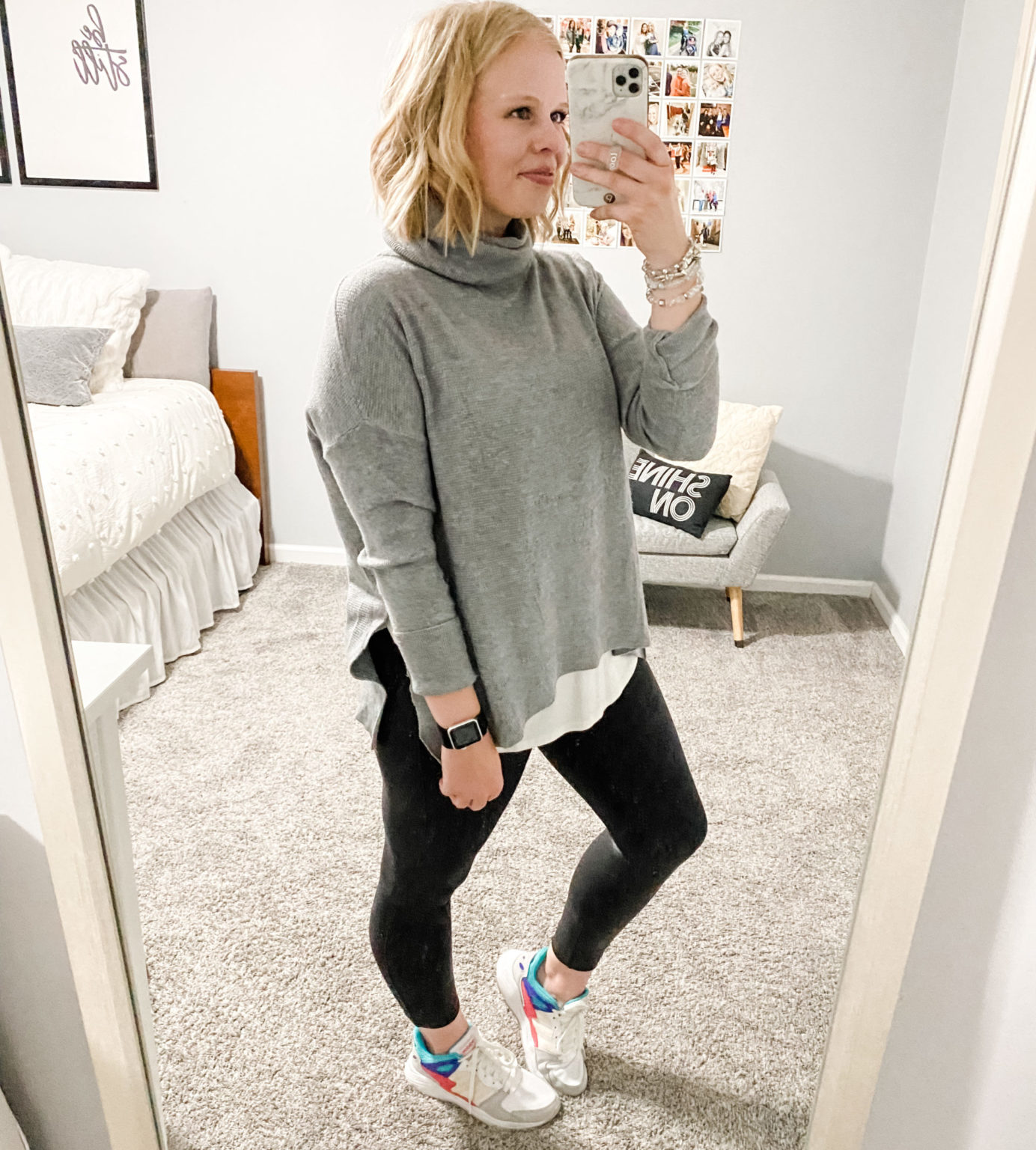 Katie B Styles: A Gray Sweater for 6 Styles - katiebstyle.com